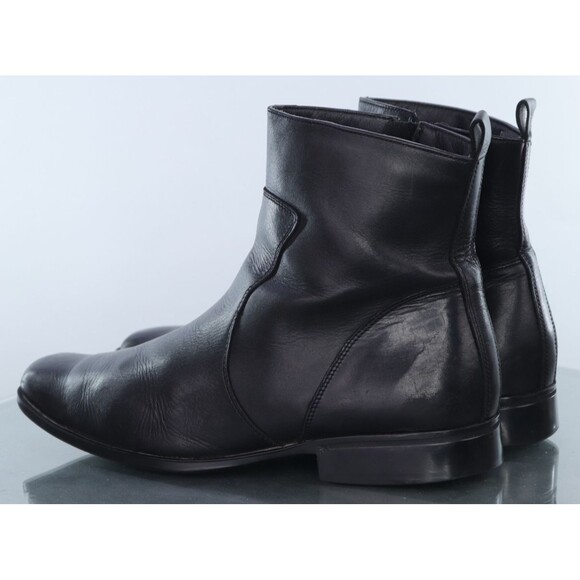 Rockport Men\'s Side Zip Chukka Boots Size 12 M Leather Black K70048 main image 5